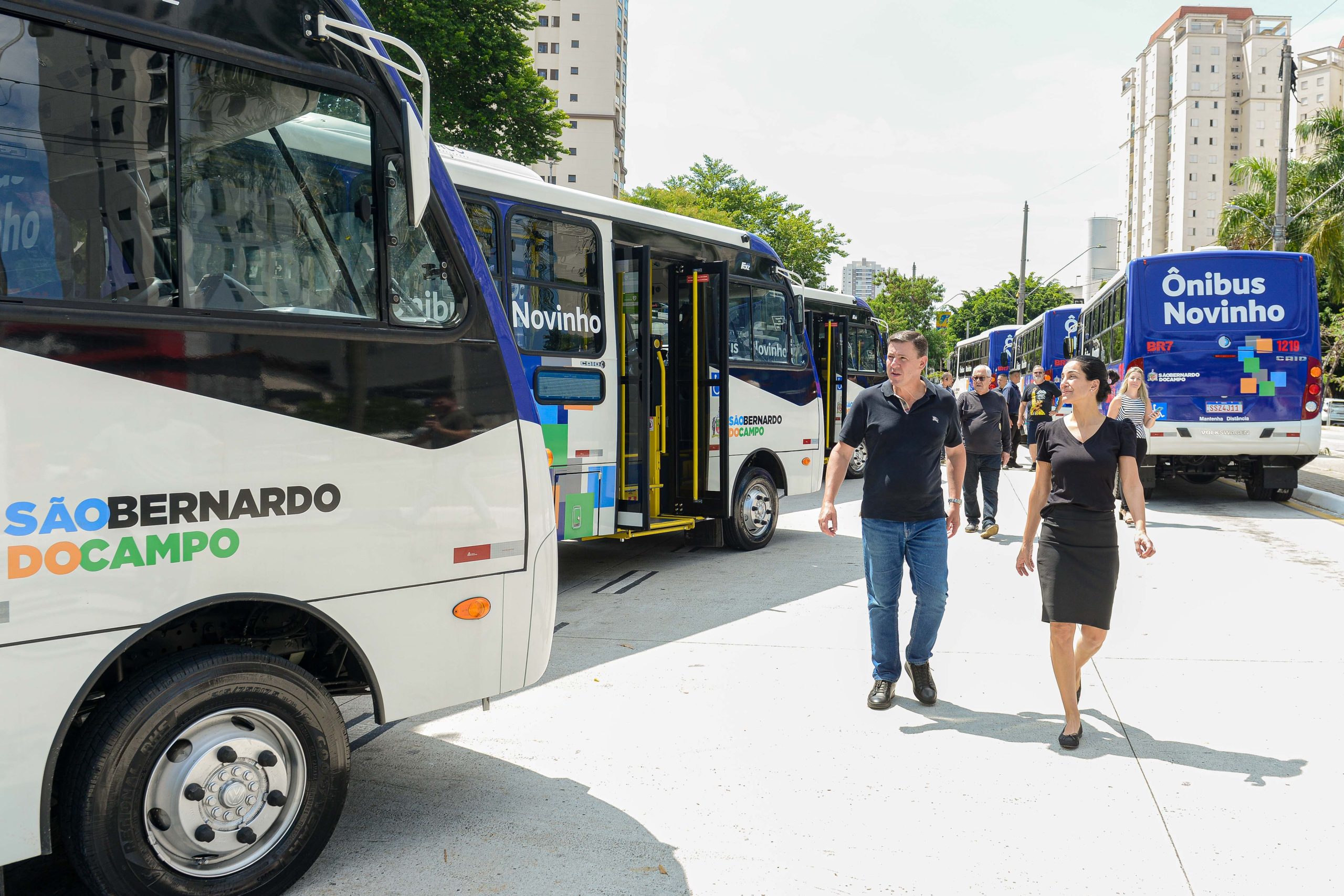 S O Bernardo Entrega Micro Nibus Em Nova Etapa Da Renova O Da