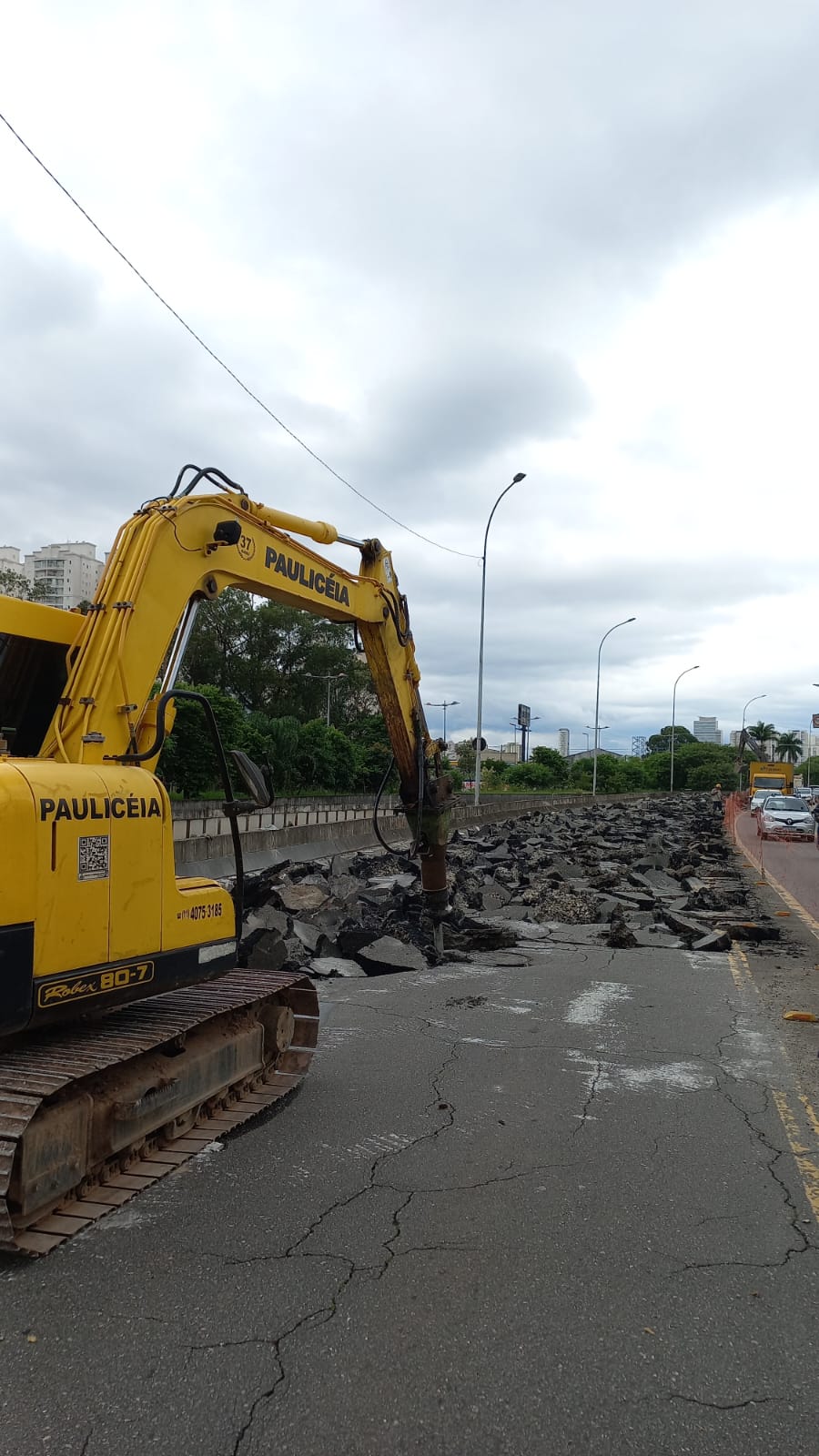 Brt Abc D In Cio Fase Das Obras Na Av Lauro Gomes Ap S